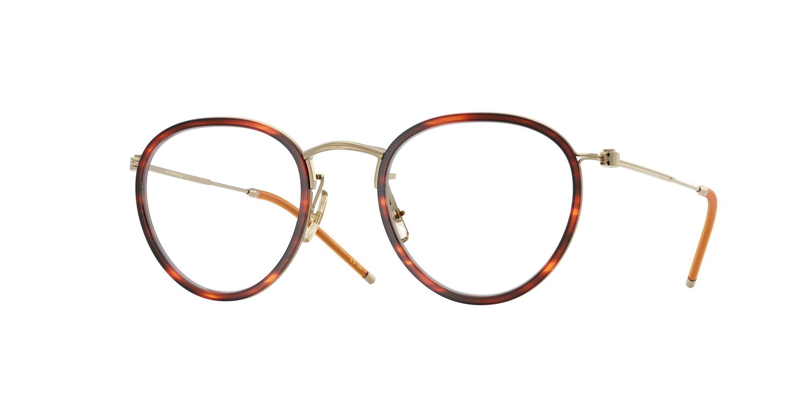 Das Bild zeigt die Oliver Peoples Fassung OV1360T 5341 in Gold/Tuscany Tortoise.